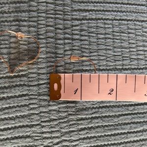 vintage heart earrings gold tone MUST BUNDLE!